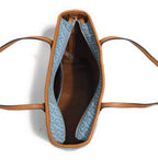 Borsa donna Liu-jo Evrim Tote S jacquard dusty blue BS26LJ08 AA6071 T379A