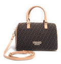 Borsa donna bauletto Liu-jo Evrim Satchel S jacquard testa di moro BS26LJ13 AA6052 T378A