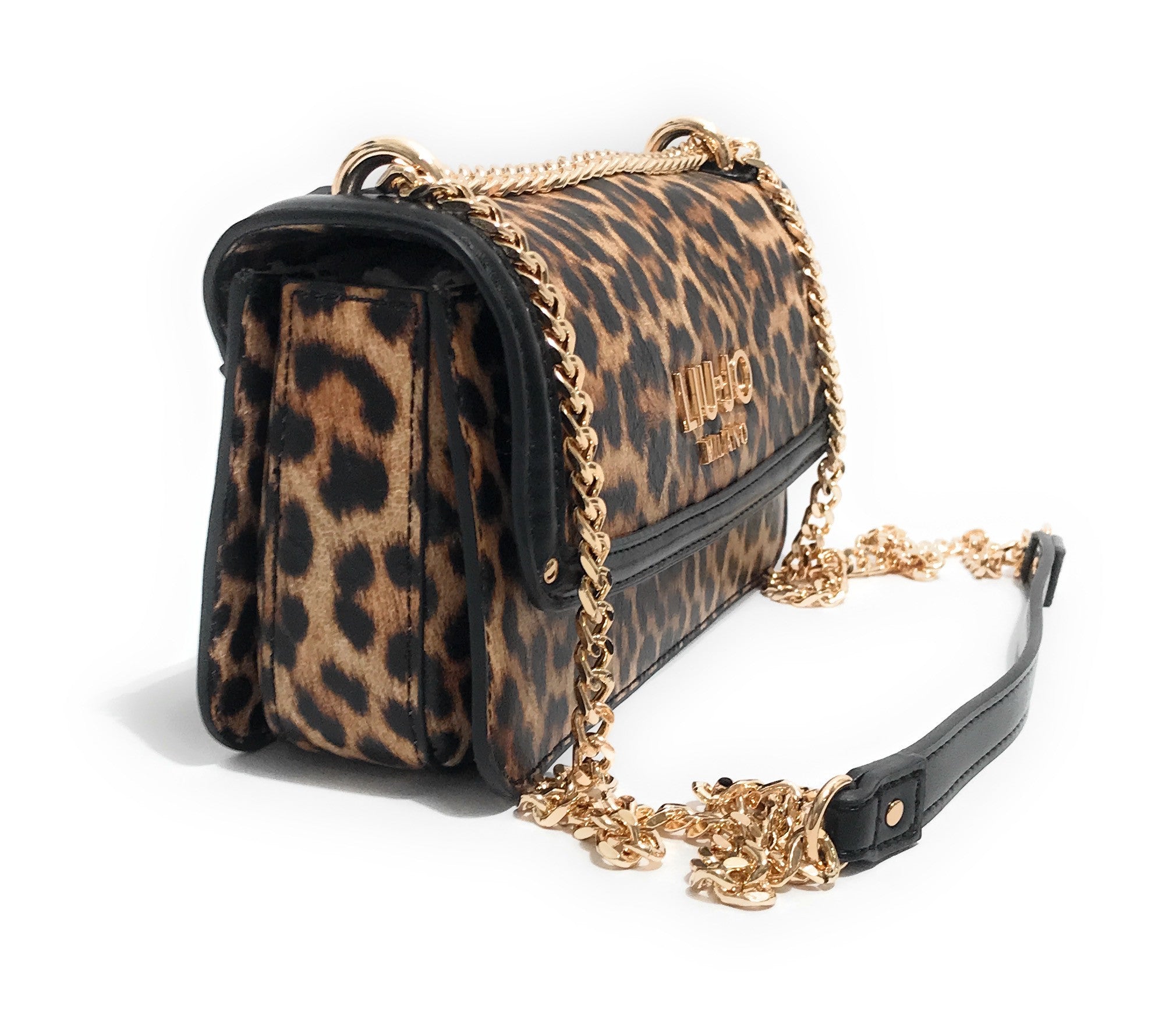 Borsa donna Liu-jo Evrim crossbody S East / West animalier maculata BS26LJ18 AA6073 E119