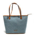 Borsa donna Liu-jo Evrim Tote M jacquard dusty blue BS26LJ19 AA6070 T379A