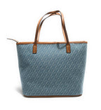 Borsa donna Liu-jo Evrim Tote M jacquard dusty blue BS26LJ19 AA6070 T379A