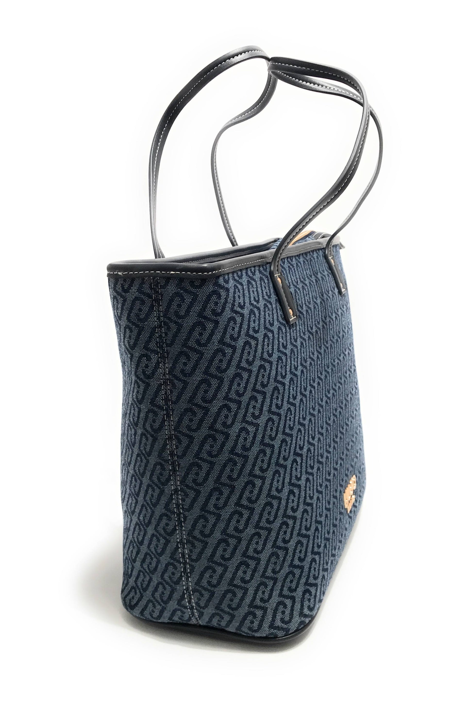 Borsa donna Liu-jo Evrim Tote jacquard dress blue BS26LJ20 AA6070 T379A