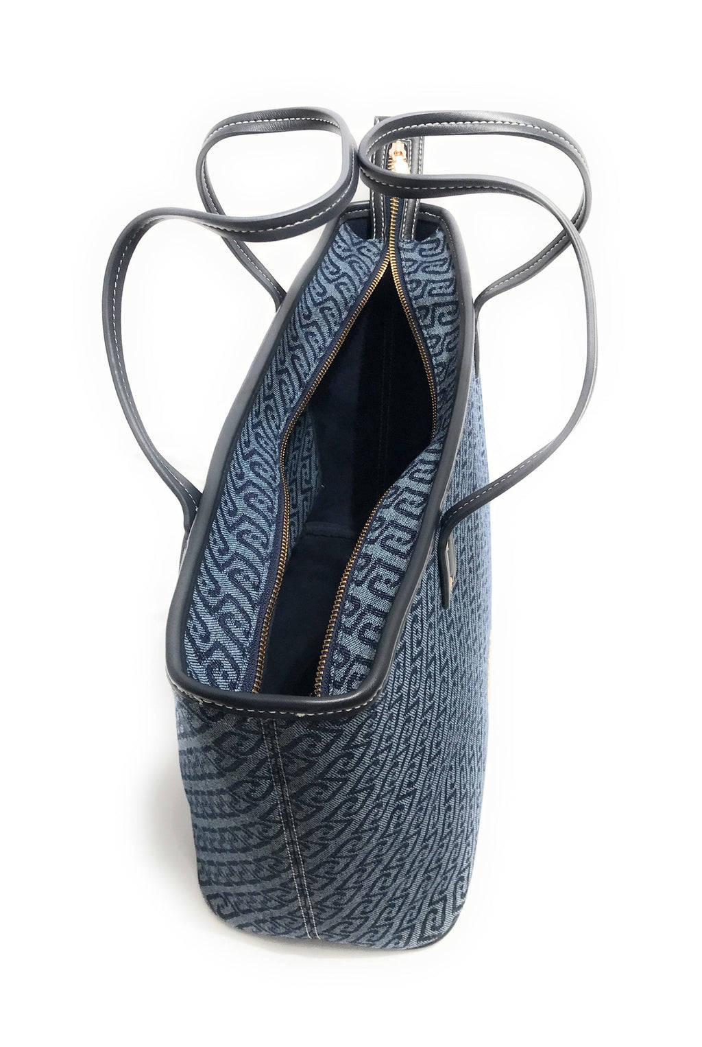 Borsa donna Liu-jo Evrim Tote jacquard dress blue BS26LJ20 AA6070 T379A