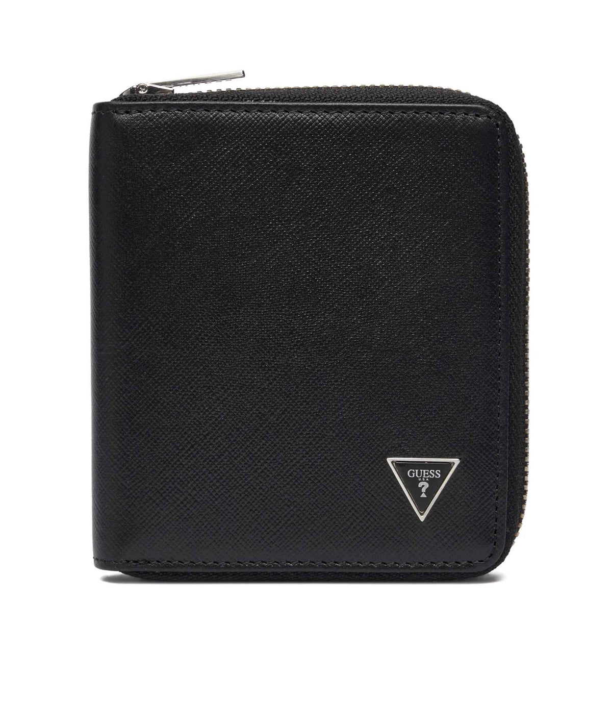 Portafoglio uomo Guess Milano zip around in pelle black GS26GU03 SMMASLLEA02