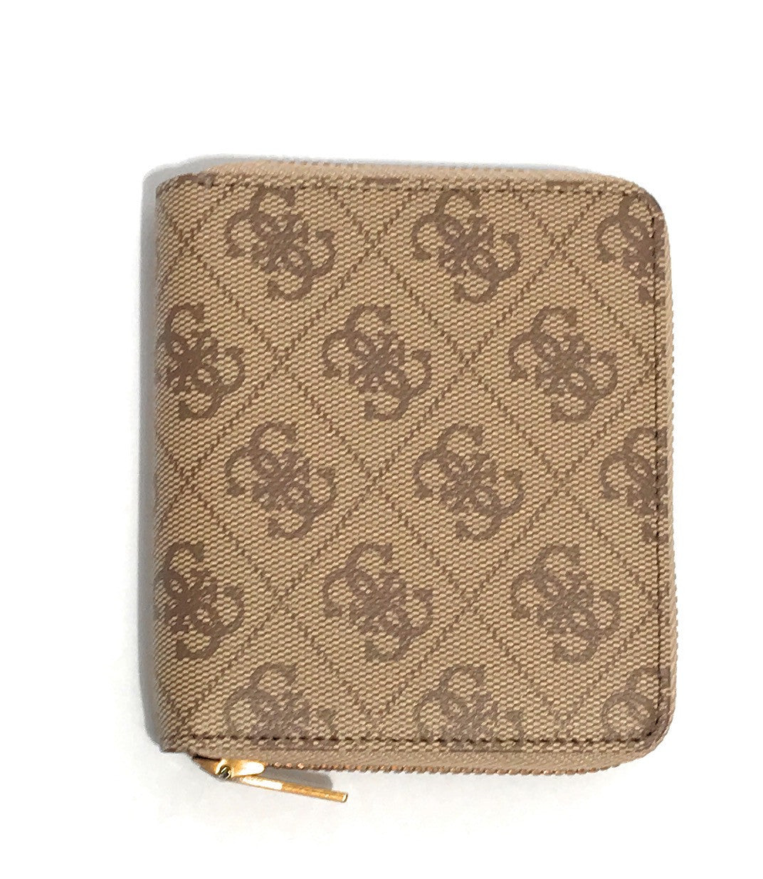 Portafoglio uomo Guess Milano zip around in pelle beige/ brown GS26GU04 SMMALOLEA02