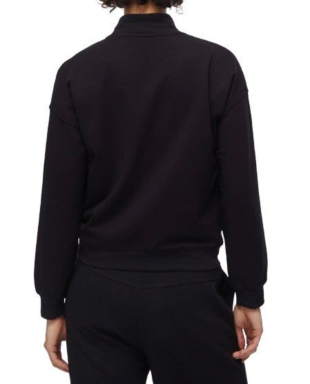 Felpa aperta donna Liu Jo con zip nero ES26LJ06 TA6241 JS182