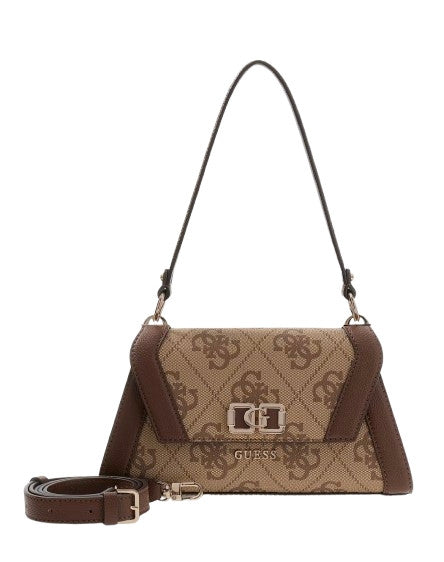 Borsa a mano/spalla/tracolla Karnilla latte logo/brown BS26GU33 OS990119