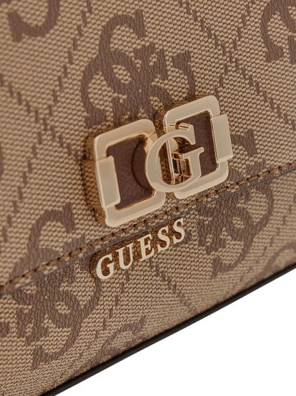 Borsa a mano/spalla/tracolla Karnilla latte logo/brown BS26GU33 OS990119