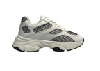 Scarpe Love Moschino sneaker Stardust 60 in pelle bianco/ nero DS26MO04 JA15446G1OIQ610A