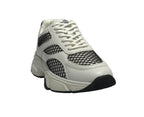 Scarpe Love Moschino sneaker Stardust 60 in pelle bianco/ nero DS26MO04 JA15446G1OIQ610A