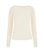 Top donna Guess maniche lunghe con logo all over bianco ES26GU14 W6RP46KA660 G106