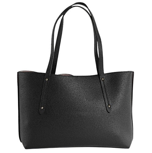 Borsa Guess shopper Brenton reversible tote con pochette black BS26GU45 PG964823