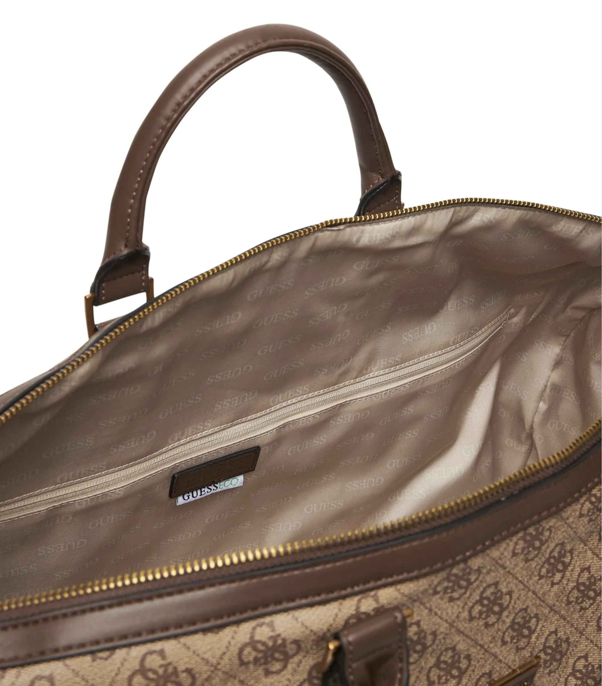 Borsone uomo Guess Milano weekender beige/ brown UBS26GU12 TMPILOP5335