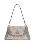 Borsa a mano/spalla/tracolla Karnilla dark taupe logo BS26GU60 OS990119