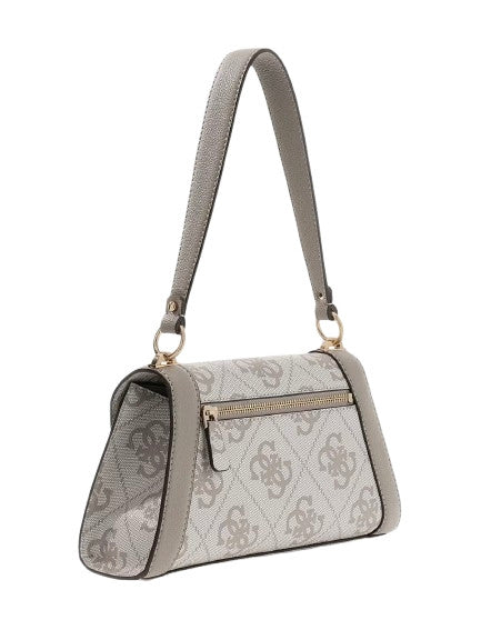 Borsa a mano/spalla/tracolla Karnilla dark taupe logo BS26GU60 OS990119