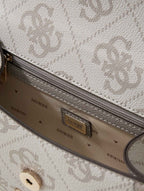 Borsa a mano/spalla/tracolla Karnilla dark taupe logo BS26GU60 OS990119