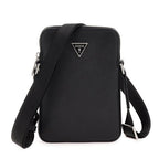 Borsa Guess tracolla uomo certosa xbody flat saffiano black UBS26GU16 HMECSAP3381-BLA
