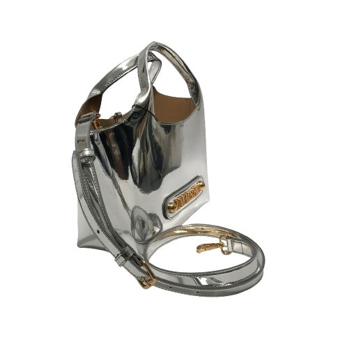 Borsa donna Love Moschino a mano/tracolla in ecopelle mirror argento BS26MO09 JC4133PP1OLP0902