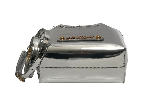 Borsa donna Love Moschino a mano/tracolla in ecopelle mirror argento BS26MO09 JC4133PP1OLP0902