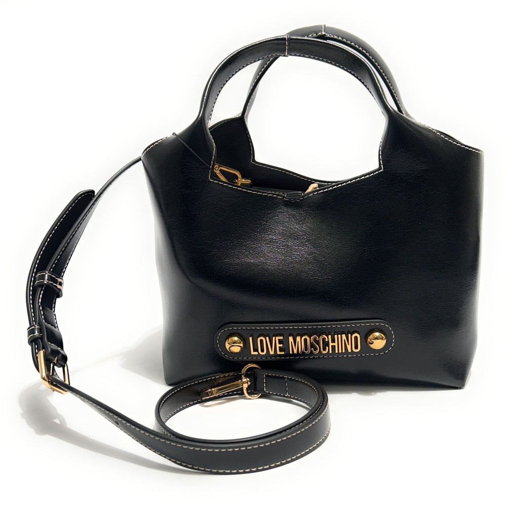 Borsa donna Love Moschino a mano/tracolla in ecopelle nero BS26MO18 JC4130PP1OLH0000