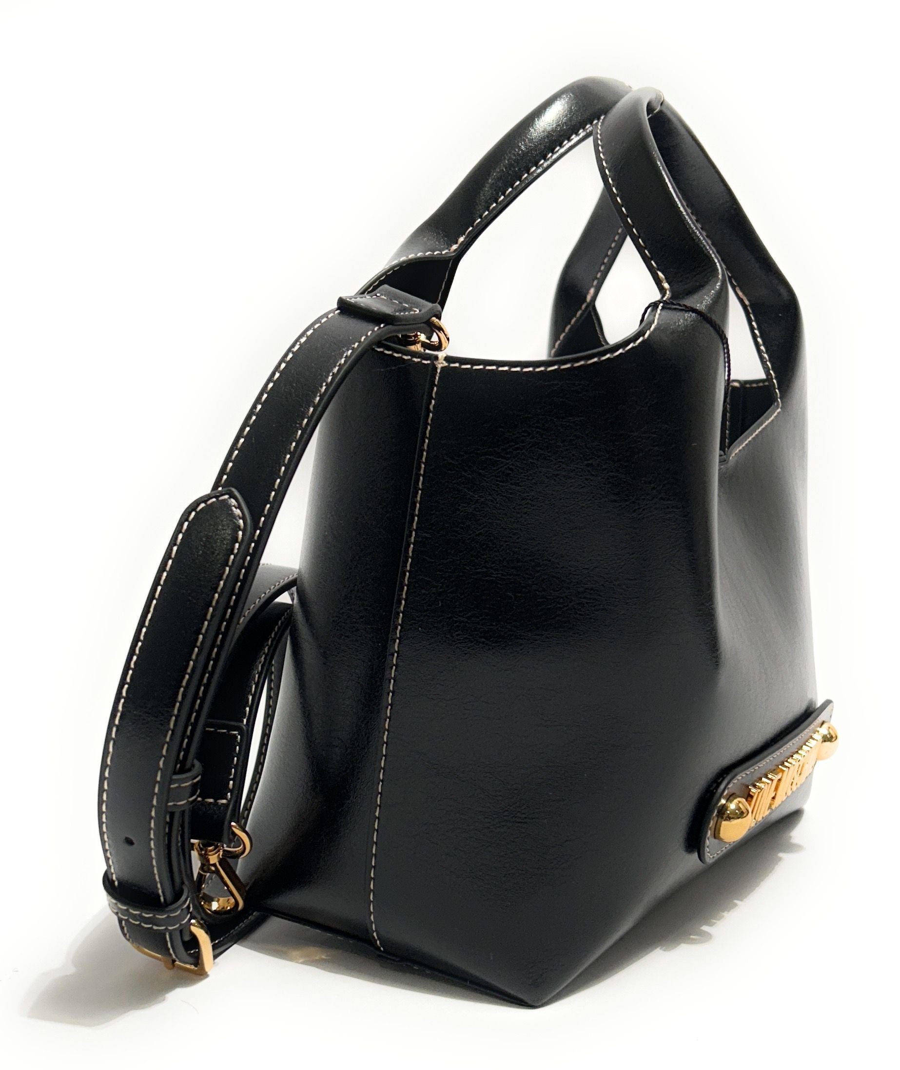 Borsa donna Love Moschino a mano/tracolla in ecopelle nero BS26MO18 JC4130PP1OLH0000