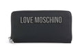 Portafoglio donna Love Moschino zip around nero/ nichel AS26MO12 JC5611PP1MKD000B