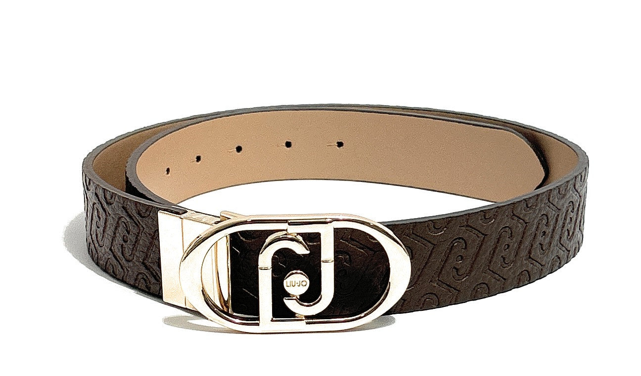 Cintura donna Liu-Jo reversibile hips belt testa di moro CS26LJ03 AA6238 ES034 C3904