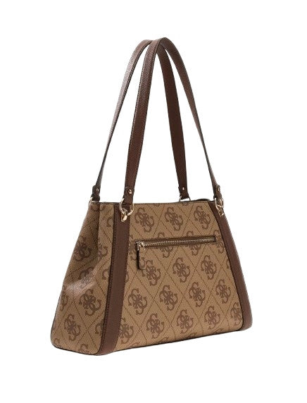 Borsa Guess a mano/spalla Karnilla logo latte logo/brown BS26GU67 OS990122