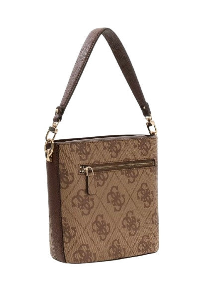 Borsa Guess donna a mano/tracolla Karnilla logo latte logo/brown BS26GU73 OS990101