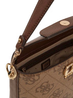 Borsa Guess donna a mano/tracolla Karnilla logo latte logo/brown BS26GU73 OS990101
