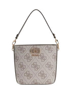 Borsa Guess donna a mano/tracolla Karnilla logo dark taupe logo BS26GU74 OS990101