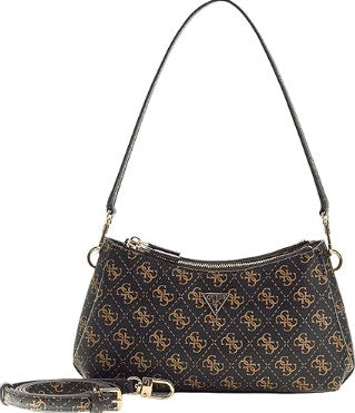 Borsa Guess tracolla Noelle II mini shoulder xbody brown logo BS26GU81 QG967273
