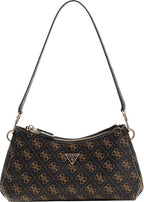 Borsa Guess tracolla Noelle II mini shoulder xbody brown logo BS26GU81 QG967273
