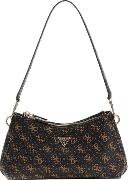 Borsa Guess tracolla Noelle II mini shoulder xbody brown logo BS26GU81 QG967273