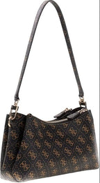 Borsa Guess tracolla Noelle II mini shoulder xbody brown logo BS26GU81 QG967273