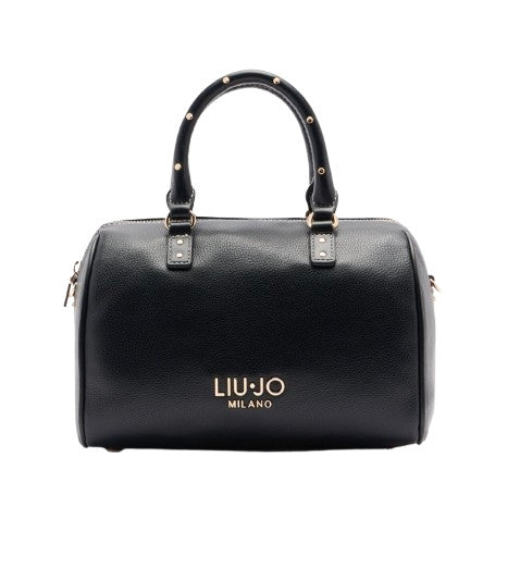 Borsa donna bauletto Liu-jo Evrim Satchel nero BS26LJ24 AA6052 E1012
