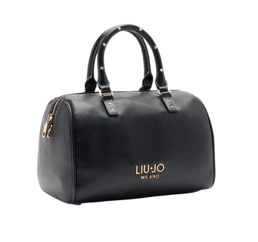 Borsa donna bauletto Liu-jo Evrim Satchel nero BS26LJ24 AA6052 E1012