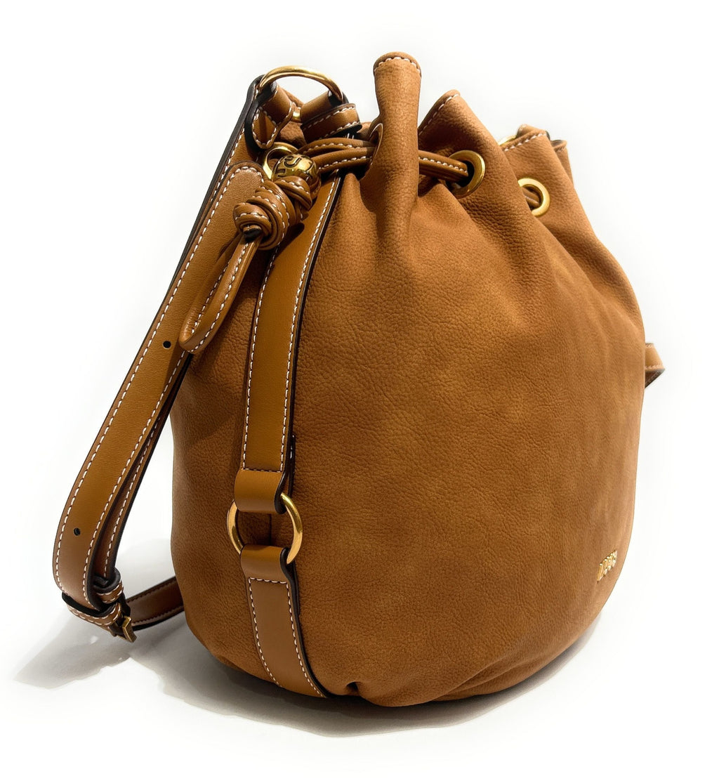 Borsa Liu-jo a secchiello bucket Ginesa cammello BS26LJ30 AA6085 E1116