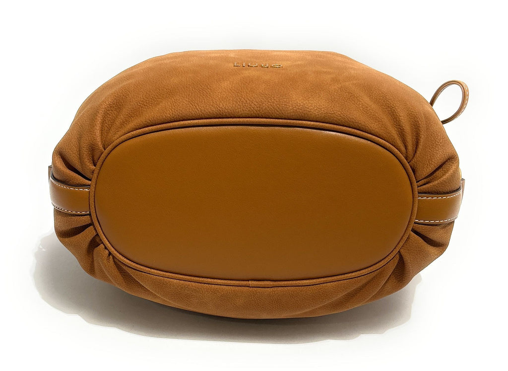 Borsa Liu-jo a secchiello bucket Ginesa cammello BS26LJ30 AA6085 E1116
