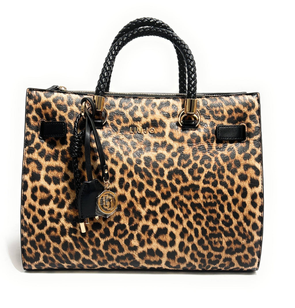 Borsa donna Liu-jo M Tote Manhattan macula natura BS26LJ27 AA6086 E1119