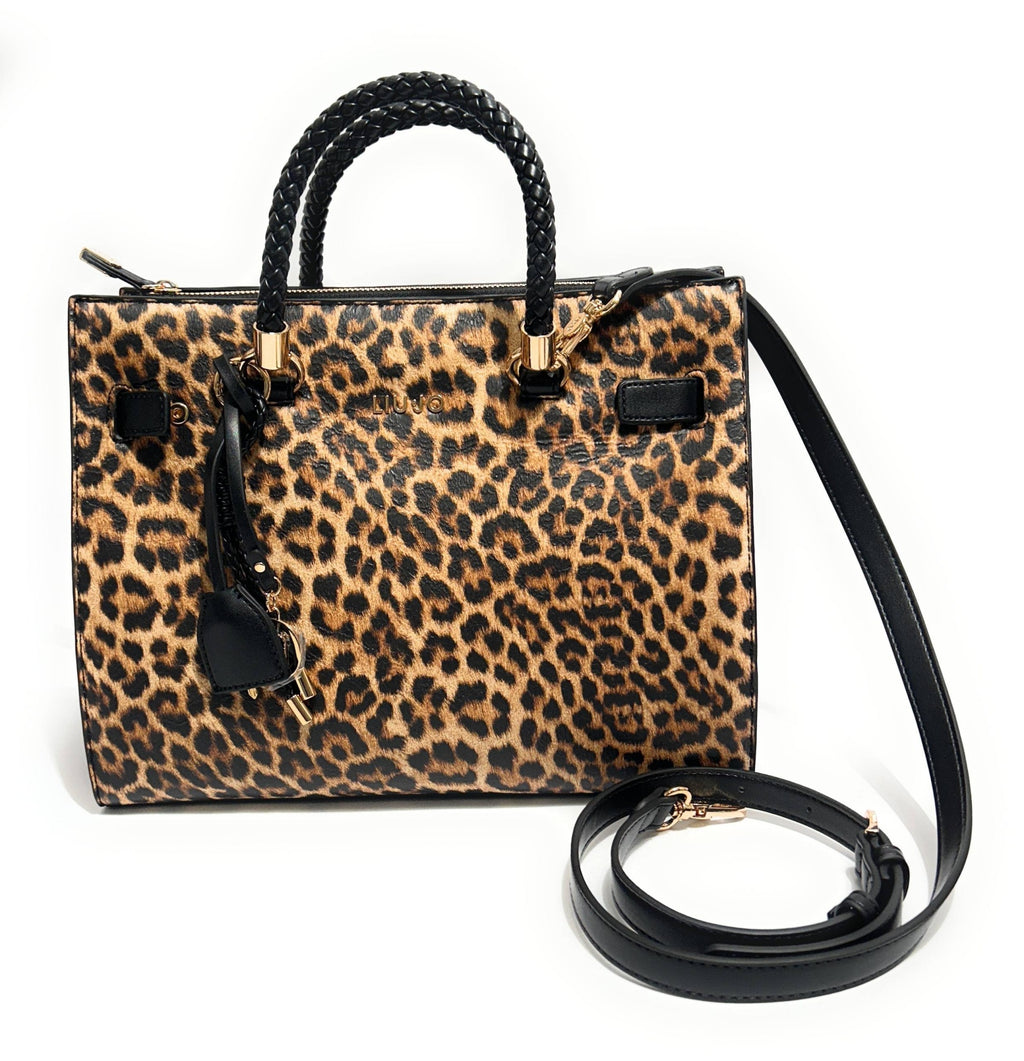 Borsa donna Liu-jo M Tote Manhattan macula natura BS26LJ27 AA6086 E1119