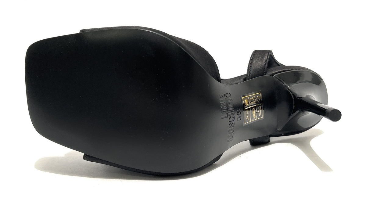 Sandalo Love Moschino TC 95 raso nero DS26MO07 JA16079G1OJO0000