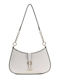 Borsa donna Guess Carrie top zip shoulder bag stone BS26GU86 VG989618