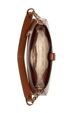Borsa donna Guess Carrie top zip shoulder bag cognac BS26GU87 VG989618