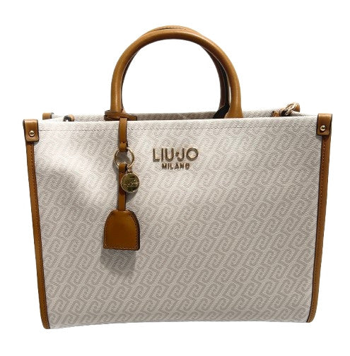 Borsa donna Liu-jo M Tote Ridhi testa di naturale BS26LJ32 AA6206 E1092