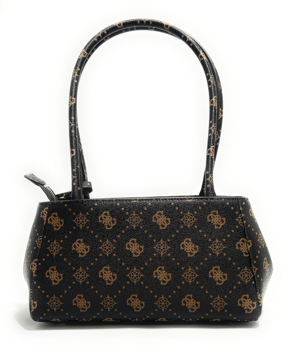 Borsa donna Guess Carrie logo satchel espresso logo BS26GU90 GP989808