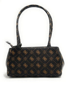 Borsa donna Guess Carrie logo satchel espresso logo BS26GU90 GP989808