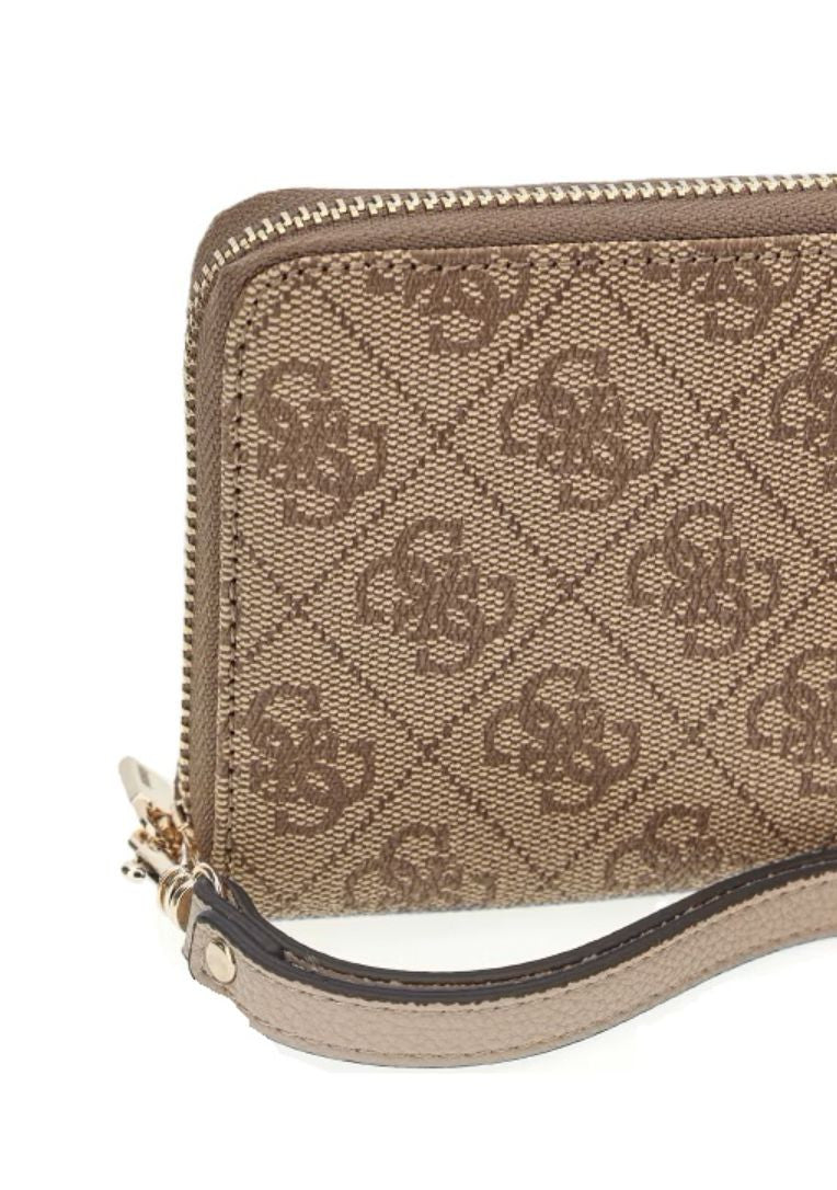 Portafoglio donna Guess Laurel II slg latte logo AS26GU13 SG7459146