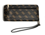 Portafoglio donna Guess Laurel II slg brown logo AS26GU18 QL7459146