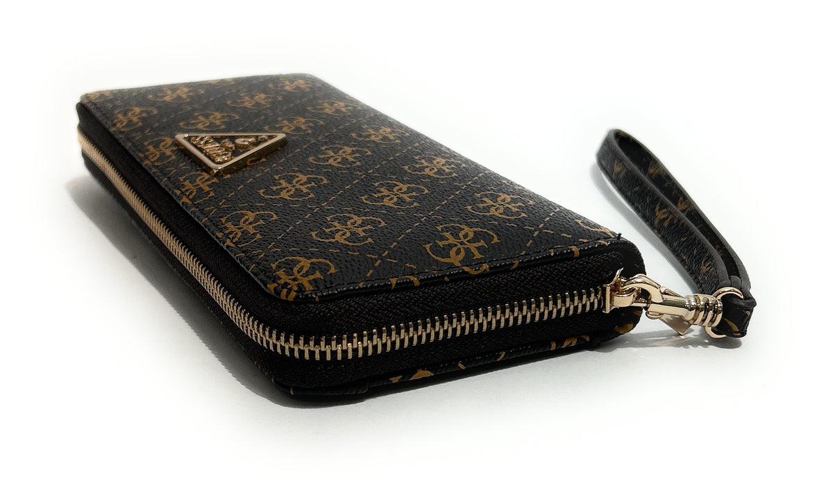 Portafoglio donna Guess Laurel II slg brown logo AS26GU18 QL7459146